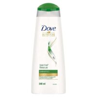 Dove Hair Fall Rescue Shampoo 340 ml, For Damaged Hair, Hair Fall Control for Thicker Hair