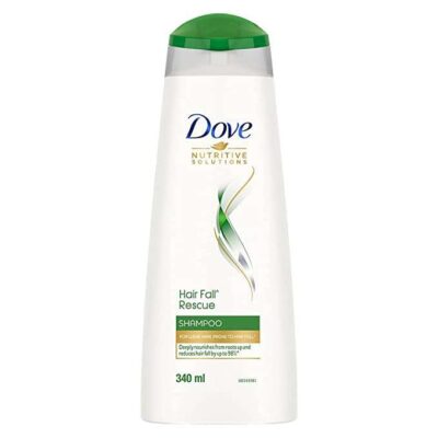 Dove Hair Fall Rescue Shampoo 340 ml, For Damaged Hair, Hair Fall Control for Thicker Hair