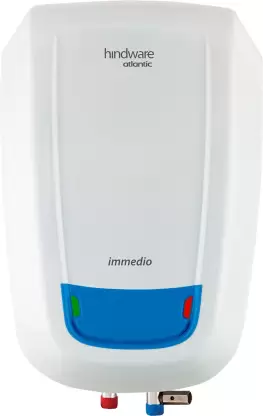 Hindware 5 L Storage Water Geyser (Immedio, White and Blue