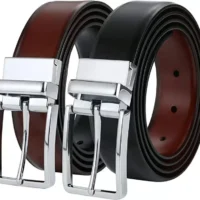 PROVOGUE Men Casual, Evening, Formal, Party Black Artificial Leather Belt
