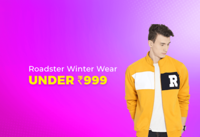 Roadster Winter Wear Under Rs 999