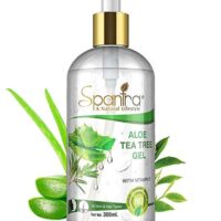 Spantra Aloe Tea Tree Multipurpose Gel, Fight Acne - Healthy Moisturized Hair Gel, 300 Ml