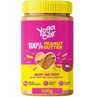 Yogabar 100% Pure Peanut Butter Creamy & Yummy Unsweetened