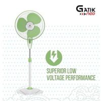 Havells Gatik Neo 400mm Pedestal Fan (White Green)
