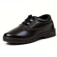 Liberty Prefect Black Kids School Shoes