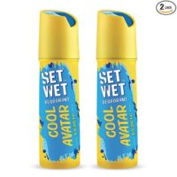 Set Wet Cool Avatar Deodorant & Body Spray Perfume for Men Pack of 2 150 ml