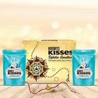 HERSHEY Kisses Chocolate Rakhi Gift Pack -Cookies N Crème Variant