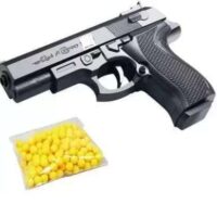 HOMEWRAP Mini Toy Gun PUBG Pistol with 8 Round Barell and 6 mm Plastic BB Bullet