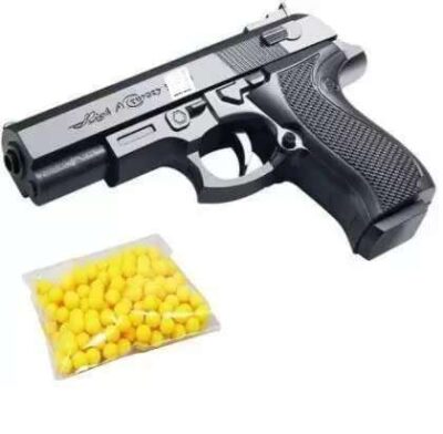 HOMEWRAP Mini Toy Gun PUBG Pistol with 8 Round Barell and 6 mm Plastic BB Bullet