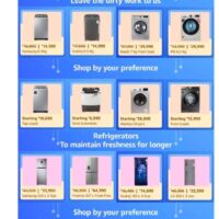 Mega clearance sale on large appliances