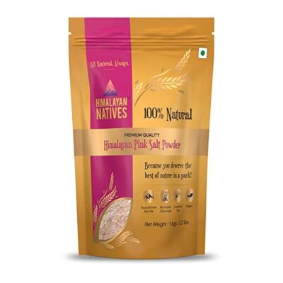 Himalayan Natives Premium Pink Salt Powder 1Kg pouch