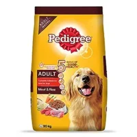 Pedigree Adult Dry Dog Food Meat Rice 20kg