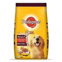 Pedigree Adult Dry Dog Food Meat and Rice 3kg Pack